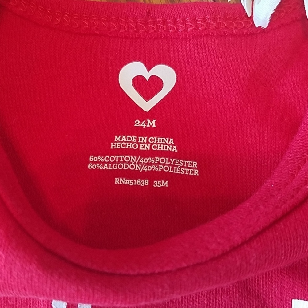 Valentine's Day Onesie - 24 Months - Picture 4 of 5